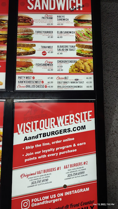 Menu A T Burgers - 24
