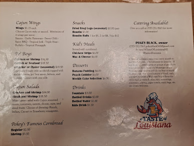 Menu A Taste Of Louisiana - 20