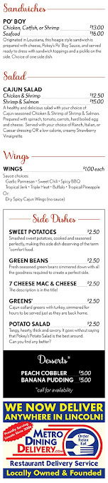 Menu A Taste Of Louisiana - 26