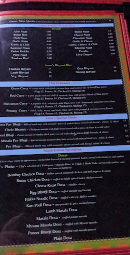 Menu Aarus Multicuisine Restaurant - 27