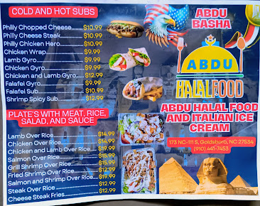 Menu Abdu Halal Food And Italian Ice &Ice Cream - 22