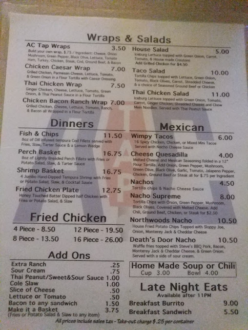 Menu Ac Tap - 27