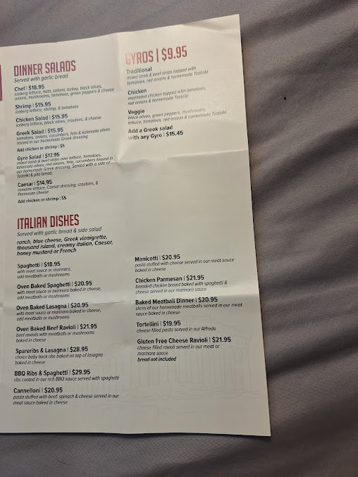 Menu Acropolis Pizza Pasta Kirkland - 21