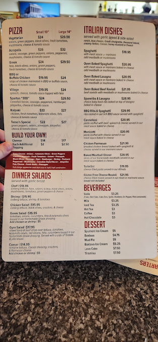 Menu Acropolis Pizza Pasta Kirkland - 29