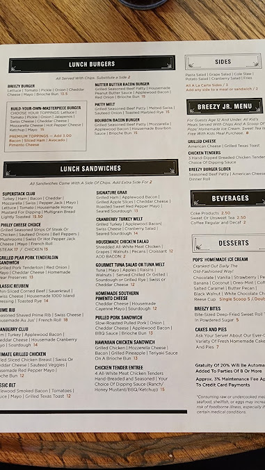 Menu Adams Breezy Hill Farm - 27
