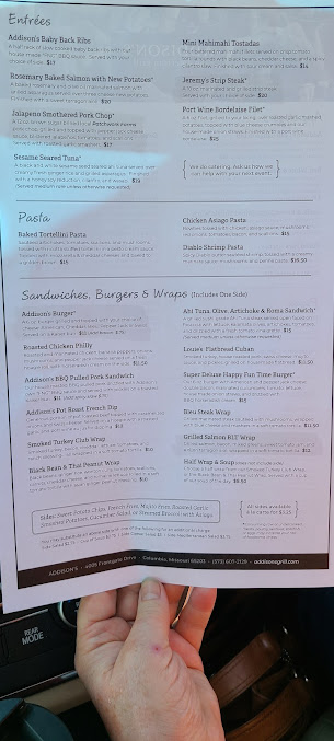 Menu Addisons South - 25
