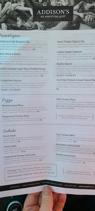 Menu Addisons South - 27