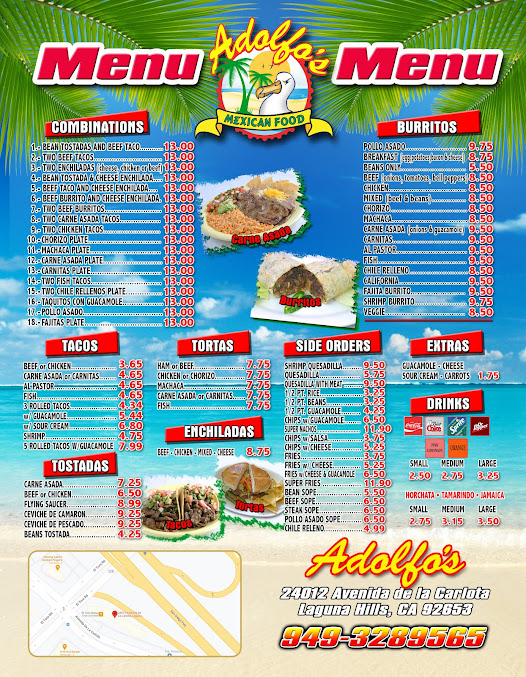 Menu Adolfo's Mexican Food - 41