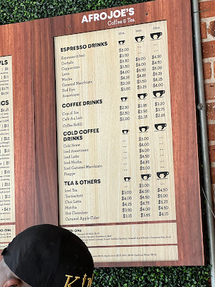 Menu Afro Joes Coffee Tea - 28