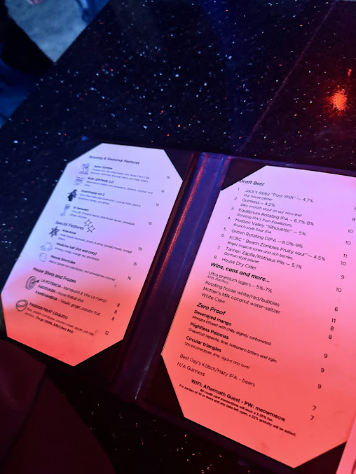 Menu Aftermath Nyc - 21