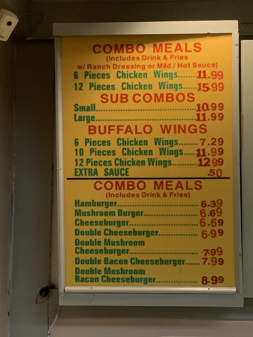 Menu Aggie's Steak Subs - 10