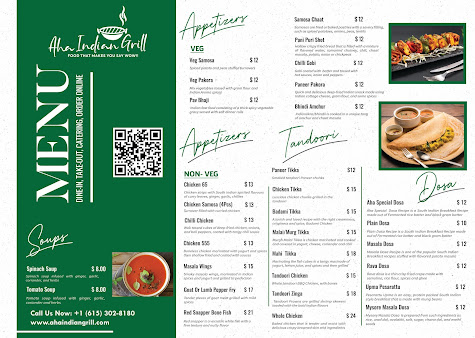 Menu Aha Indian Grill Spring Hill - 27
