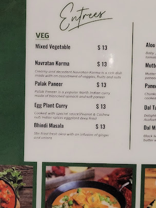Menu Aha Indian Grill Spring Hill - 29