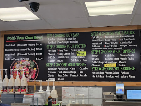 Menu Ahi Poke Hawaiian Bowls Tapioca Tea - 20