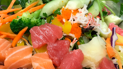 Photo Ahi Poke Hawaiian Bowls Tapioca Tea - 1