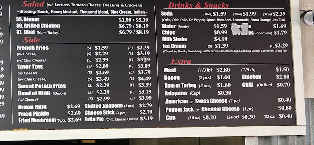 Menu Airways Hamburger - 22