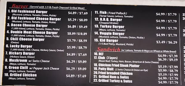 Menu Airways Hamburger - 26