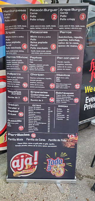 Menu Aja Food Truck Kendall - 24