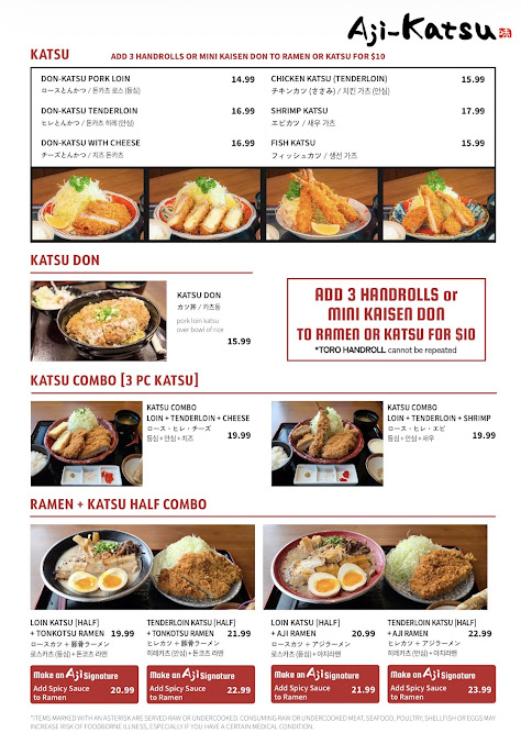 Menu Aji Katsu Japanese Tonkatsu Ramen - 22