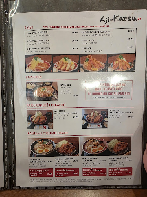 Menu Aji Katsu Japanese Tonkatsu Ramen - 25
