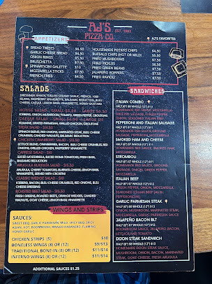 Menu Aj's Pizza Co - 22