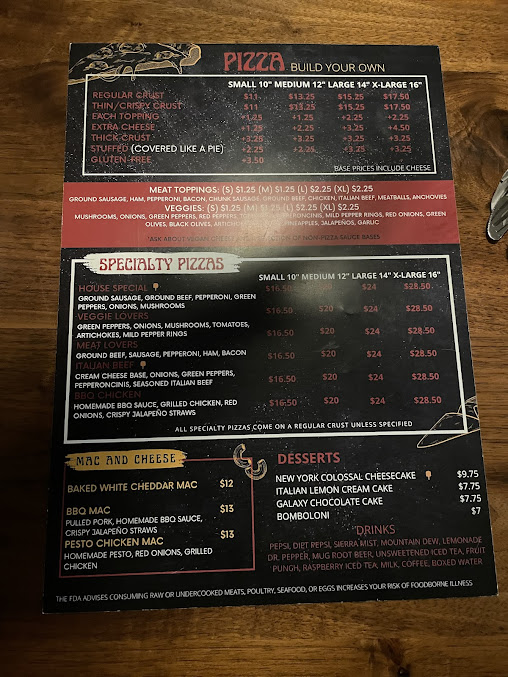 Menu Aj's Pizza Co - 23