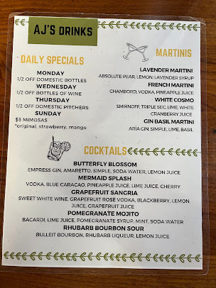 Menu Aj's Pizza Co - 26