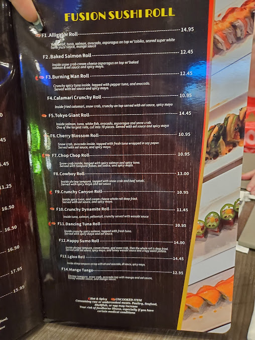 Menu Akashi - 25