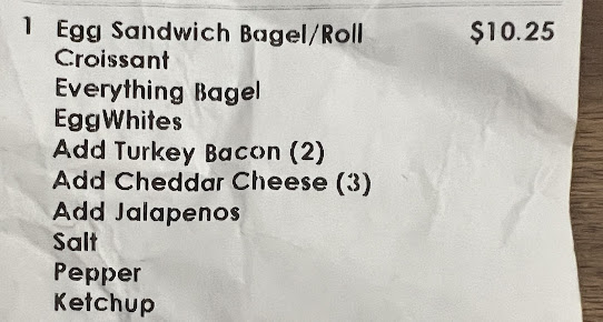 Menu All American Bagel Barista Company - 20