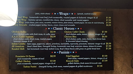Menu All American Bagel Barista Company - 24
