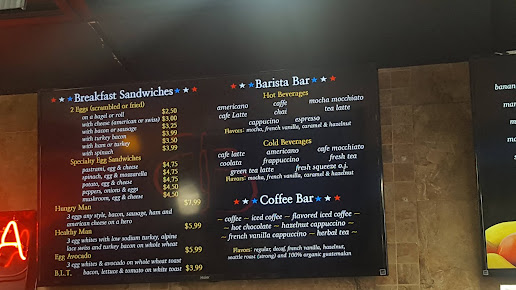 Menu All American Bagel Barista Company - 26