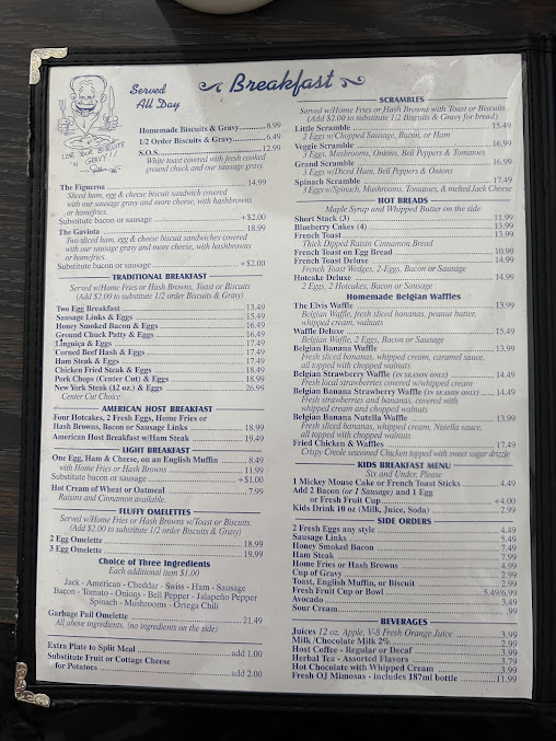 Menu American Host Restaurant - 23