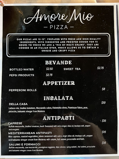 Menu Amore Mio Pizza - 25