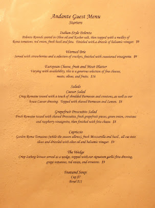 Menu Andante - 24