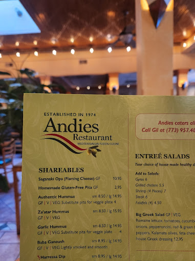 Menu Andie's Restaurant - 24