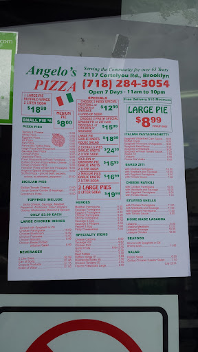 Menu Angelo's Pizza - 22