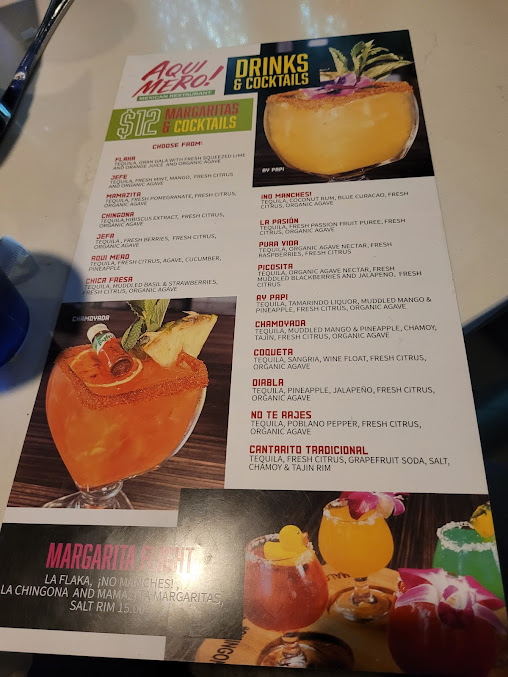 Menu Aqui Mero Mexican Restaurant - 20