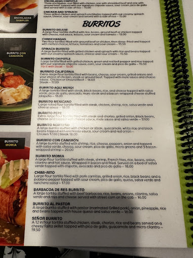 Menu Aqui Mero Mexican Restaurant - 21