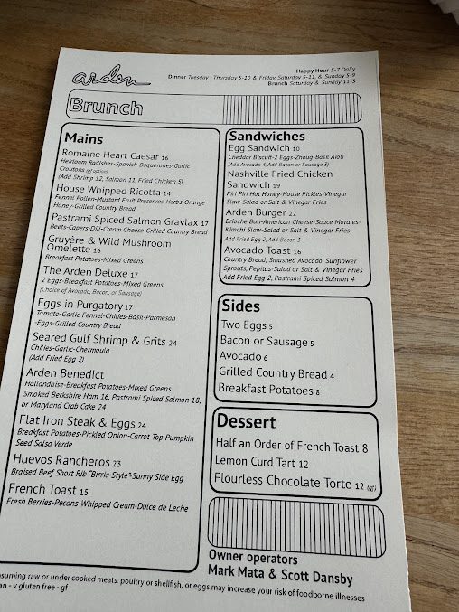 Menu Arden - 26