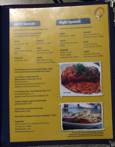 Menu Athens Pizza - 21