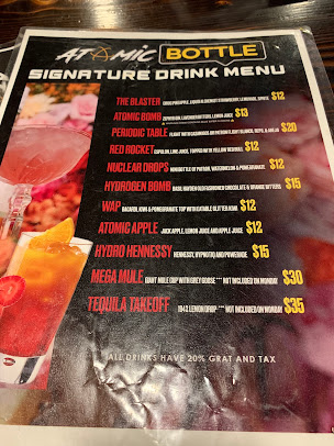 Menu Atomic Bottle - 23