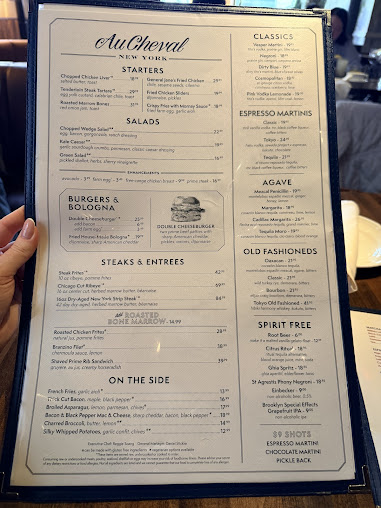 Menu Au Cheval - 22