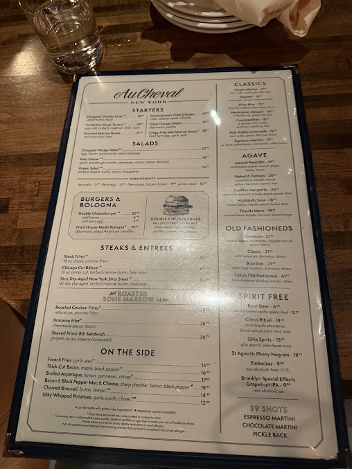 Menu Au Cheval - 25