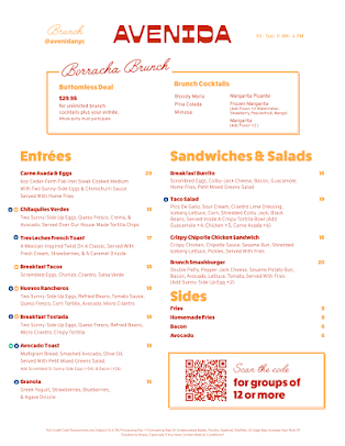 Menu Avenida - 20