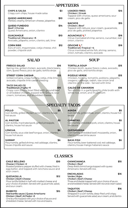 Menu Azul Tequileria & Cocina - 22