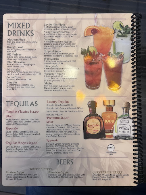 Menu Azul Tequileria & Cocina - 26
