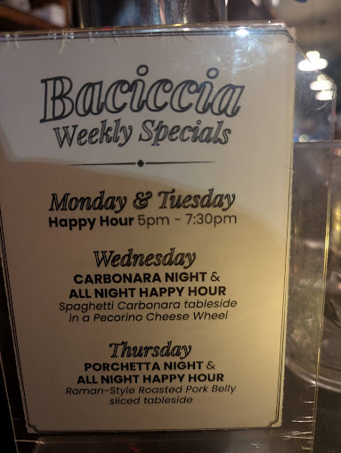 Menu Baciccia - 23