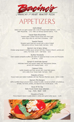 Menu Bacino's - 22