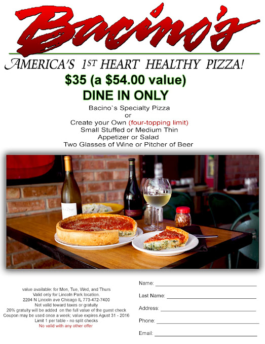 Menu Bacino's - 25