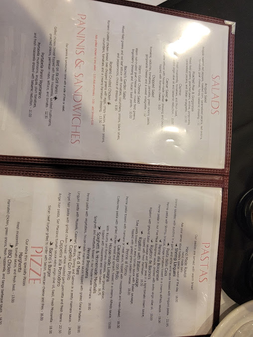 Menu Bacino's - 27